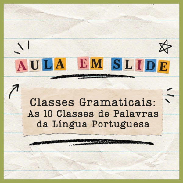 Slides - Classes Gramaticais