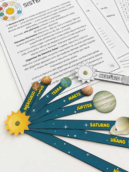 atividade sistema solar